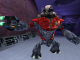 Detailed view of an Unggoy Major in Halo: Combat Evolved.