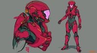 More concept art of Vale in Halo 5: Guardians.