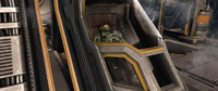 Master Chief in a Cryo-chamber.