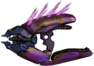 A cropped screenshot of a weapon in Halo 2: Anniversary's campaign. Original image by User:JackVibe.
