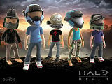 Noble Team avatar helmets