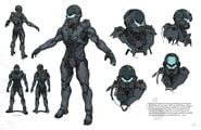 Concept art of Locke for Halo 5: Guardians.