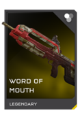 H5G REQ Weapon Skins Word of Mouth Legendary