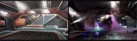 Interior concept art for Halo: Combat Evolved Anniversary.