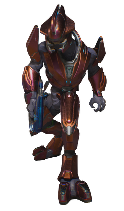 A Sangheili Major as appeared in Halo: Campaign Evolved.