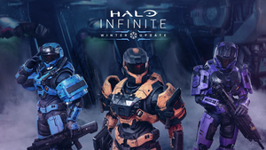 Promotional art for Halo Infinites Winter Update