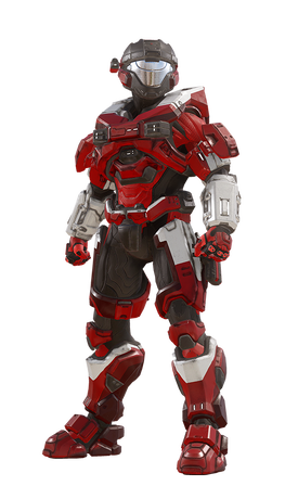 Render of Intruder, an armor set introduced in the Memories of Reach update.