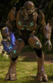 A brown stealth Sangheili on the mission Delta Halo.