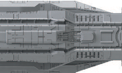The mid section of the Punic-class supercarrier.