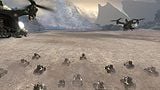 UNSC ground forces charge a Covenant formation during the battle.