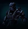 The Scout helmet in the Halo 5 beta, using the Defender body.