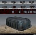 Concept art of a much larger storage container.