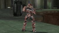 The effects of the Overshield in Halo 2's multiplayer.