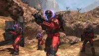 The analogous version of the armor in Halo: Reach, consisting of the formerly employee-only Eternal armor effect and the Haunted helmet.