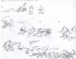 Arbiter vs Marine squad sketches.