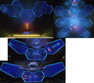Control panels with the symbols on them on the map Truth in Halo 5: Guardians.