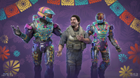 Fernando and two Spartans celebrating the Hispanic Heritage Month in a promotional image.