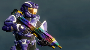 Screenshot of customized multiplayer content on Remnant in Halo 2: Anniversary.