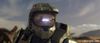 John-117's visor reflects the activation of the Portal at Voi in the Halo 3 announcement trailer.