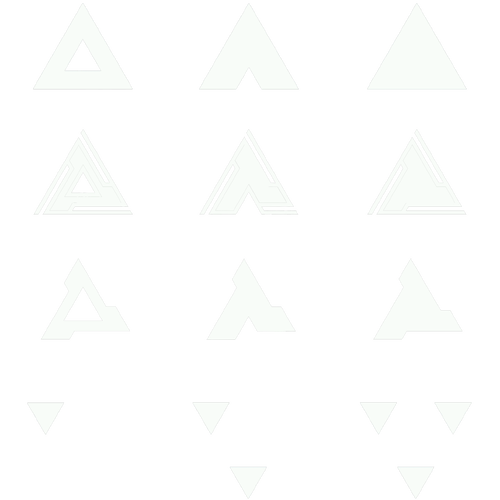 A sheet of covenant glyphs using the bumped triangles type, from Halo 5's Forge