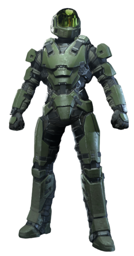 A cropped-out Mirage IIC-clad Spartan in the customisation menu. Cropped from a screenshot provided by User:031 Exuberant Witness.