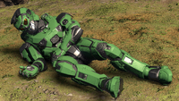 Kovan's body as a Forge object in Halo Infinite.