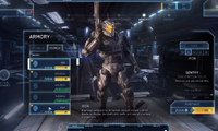 The "Iron" armour selected in the Halo Online menus.