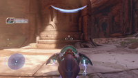 HUD of the Ghost by Olympia Vale in the Halo 5: Guardians campaign.