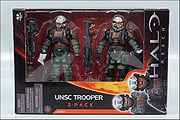 The UNSC Trooper figures in package.