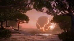 Artwork of Djamonkin Crater created for the Halo Book Club on Halo: Cryptum.