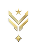 Multiplayer career rank insignia for Halo Infinite.