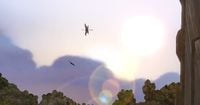 Rangmejo appear in the sky above Delta Halo.[3]