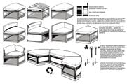 Concept explorations for furniture inside the Kivas.