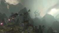 A pre-alpha screenshot of the Spirit in Halo: Reach.