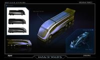 Concept art of a truck for Halo Wars.