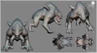 The high-poly sculpt for the arctic beast.[9]