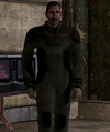 The green UNSC jumpsuit used by personnel at Crow's Nest.