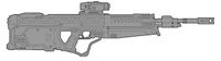 An old schematic of the M395 DMR. Note the missing front sight.