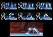 An FX concept storyboard exploring how Cortana's visualisation might look.