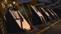 SOEIVs being deployed from the UNSC In Amber Clad from Halo 2.