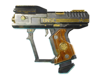 A render of Keyes' magnum 3D asset.