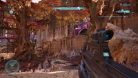 The first spawn location for the Elite HVT.