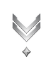 Multiplayer career rank insignia for Halo Infinite.