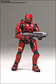 The red Spartan Scout base figure.