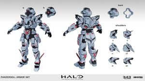 Panzerdoll armor - Halopedia, the Halo wiki