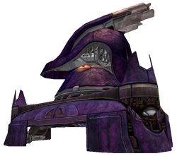 A Zo'op-pattern Weevil artillery piece from Halo 2 cropped onto a transparent background.