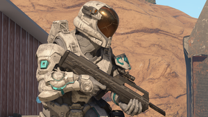 An ZVEZDA-clad Spartan with the BR75 DEVLOOP on Kusini Bay.