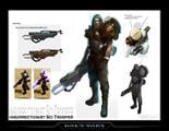 Halo Wars concept art of an insurrectionist.