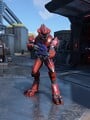 A Banished Sangheili Enforcer with a pulse carbine in Halo Infinite.