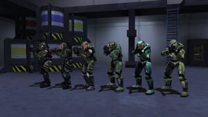 Evolution of John-117 during the development of Halo: Combat Evolved.